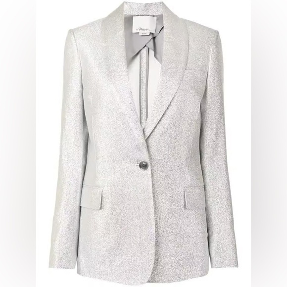 3.1 Phillip Lim Jackets & Blazers - 3.1 PHILLIP LIM Single-Breasted Metallic Blazer Size 6